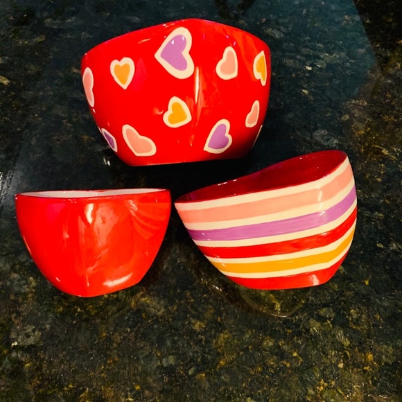 3 Gorgeous Heart Shape Nesting Bowl - Picture 9 of 10